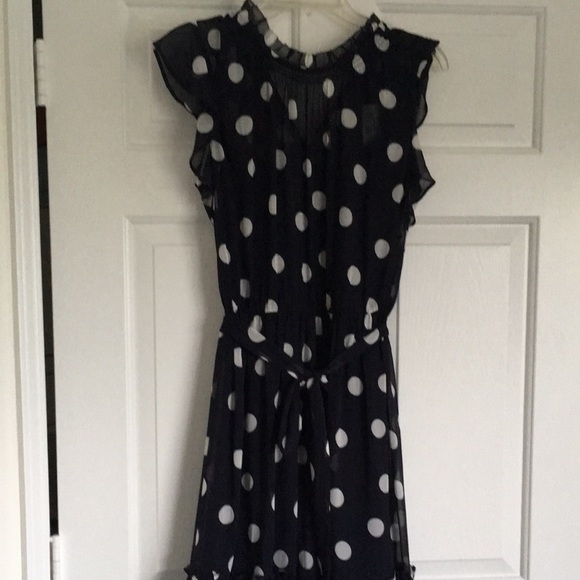 NWT Ann Taylor polka dot midi dress M - Picture 3 of 8